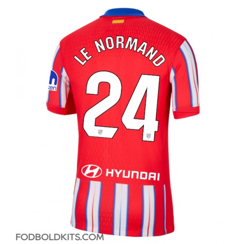 Atletico Madrid Robin Le Normand #24 Hjemmebanetrøje 2024-25 Kortærmet